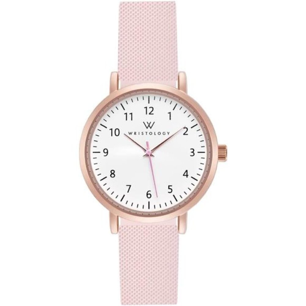 Medical watch for women men nurses teachers easy read analog second hand silicon